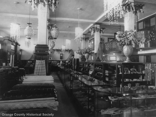 Rankins, Santa Ana, interior, 1917, OCHS